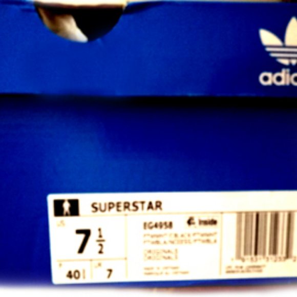 New Women's Adidas Superstar Genuine Leather Fashionable Sneakers/Athletic/Tenni - Picture 4 of 14